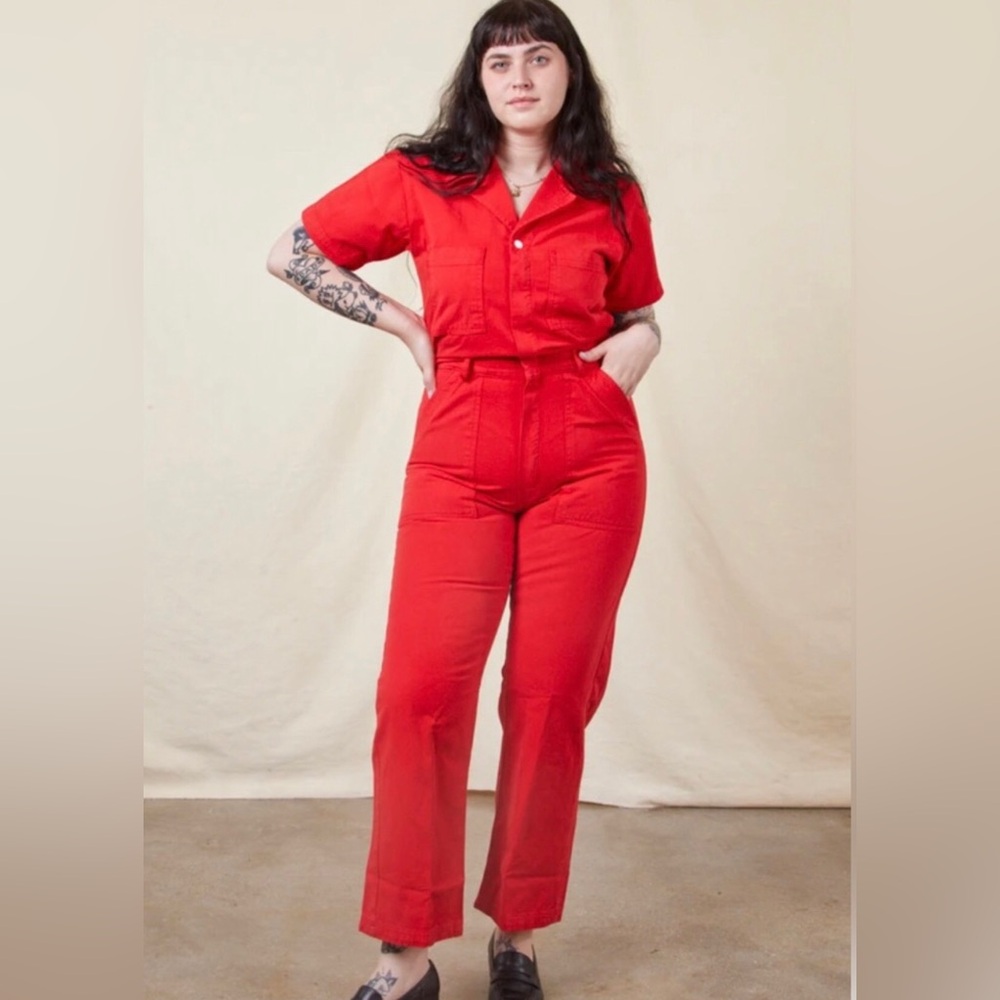 Big Bud Press Cherry Red Jumpsuit